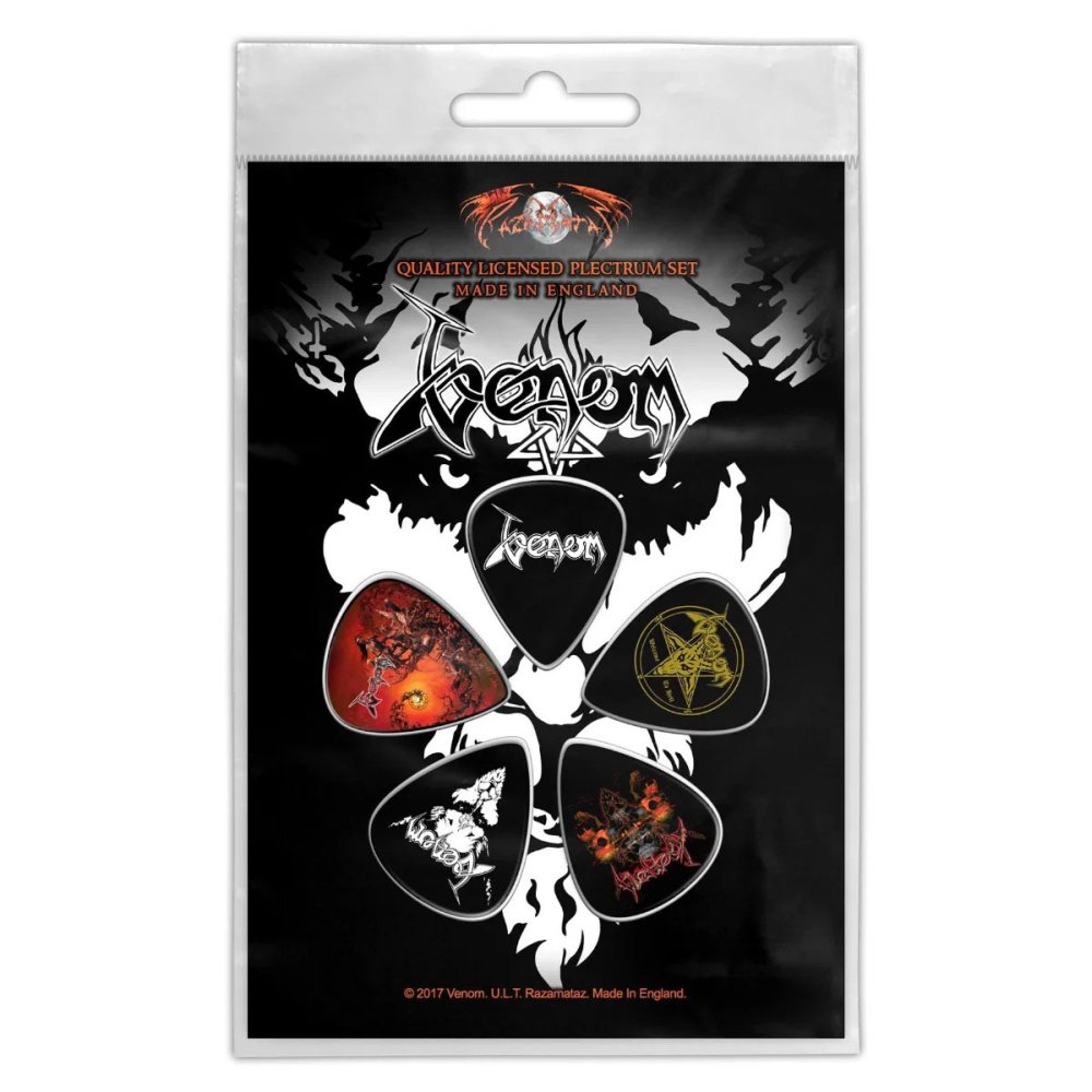 Venom - Black Metal Plektrum - Schwarz/Mehrfarben